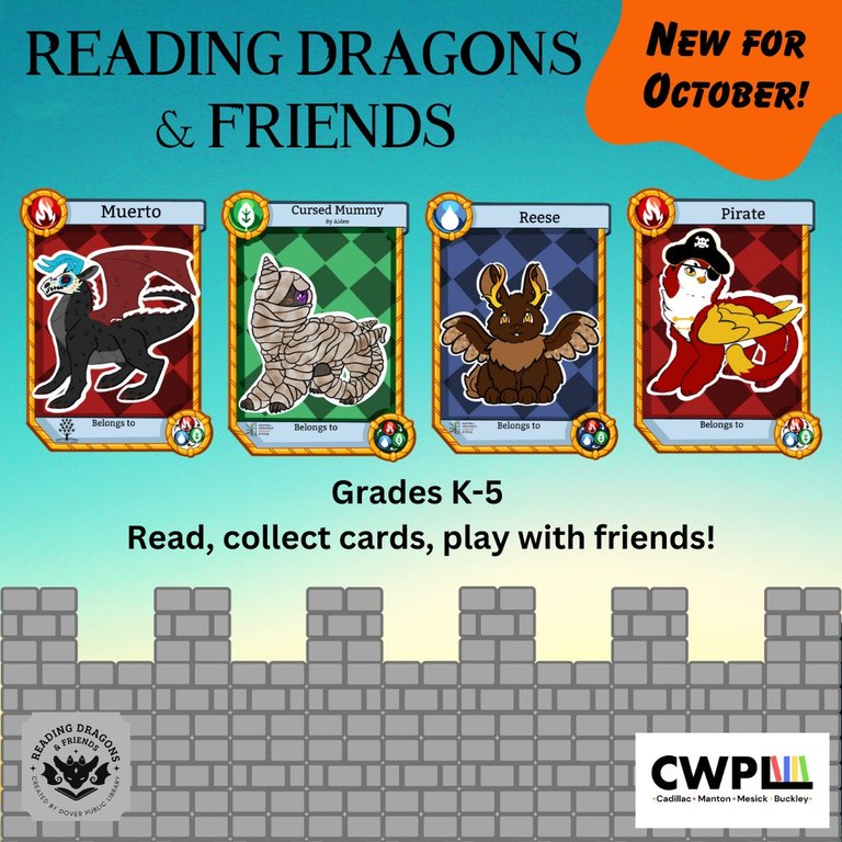 Reading Dragons & Friends October