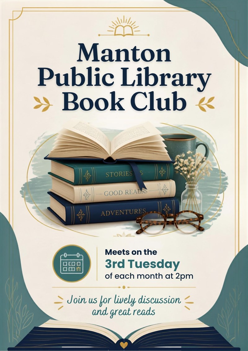 Manton Public Library Book Club Flyer 2026.jpg