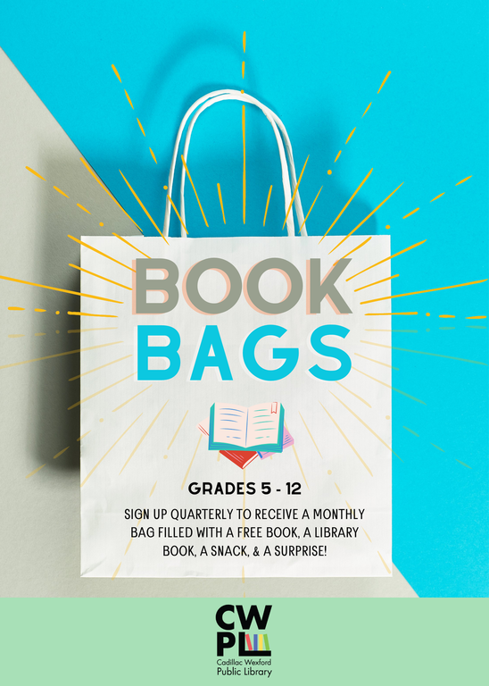 SIGN UP QUARTERLY TO RECEIVE A MONTHLY BAG FILLED WITH A FREE BOOK, A LIBRARY BOOK, A SNACK, & A SURPRISE!